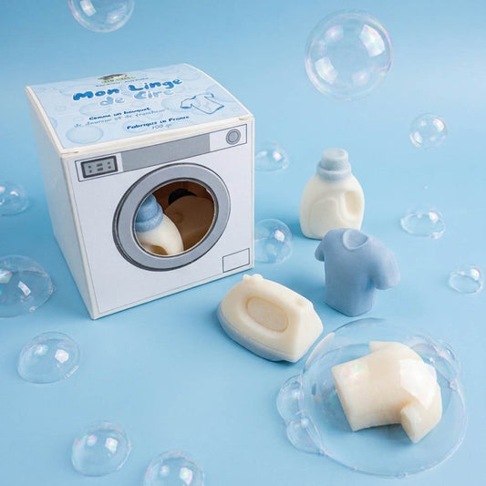 Fondants parfumés "Mon linge de cire"- Coffret machine à laver